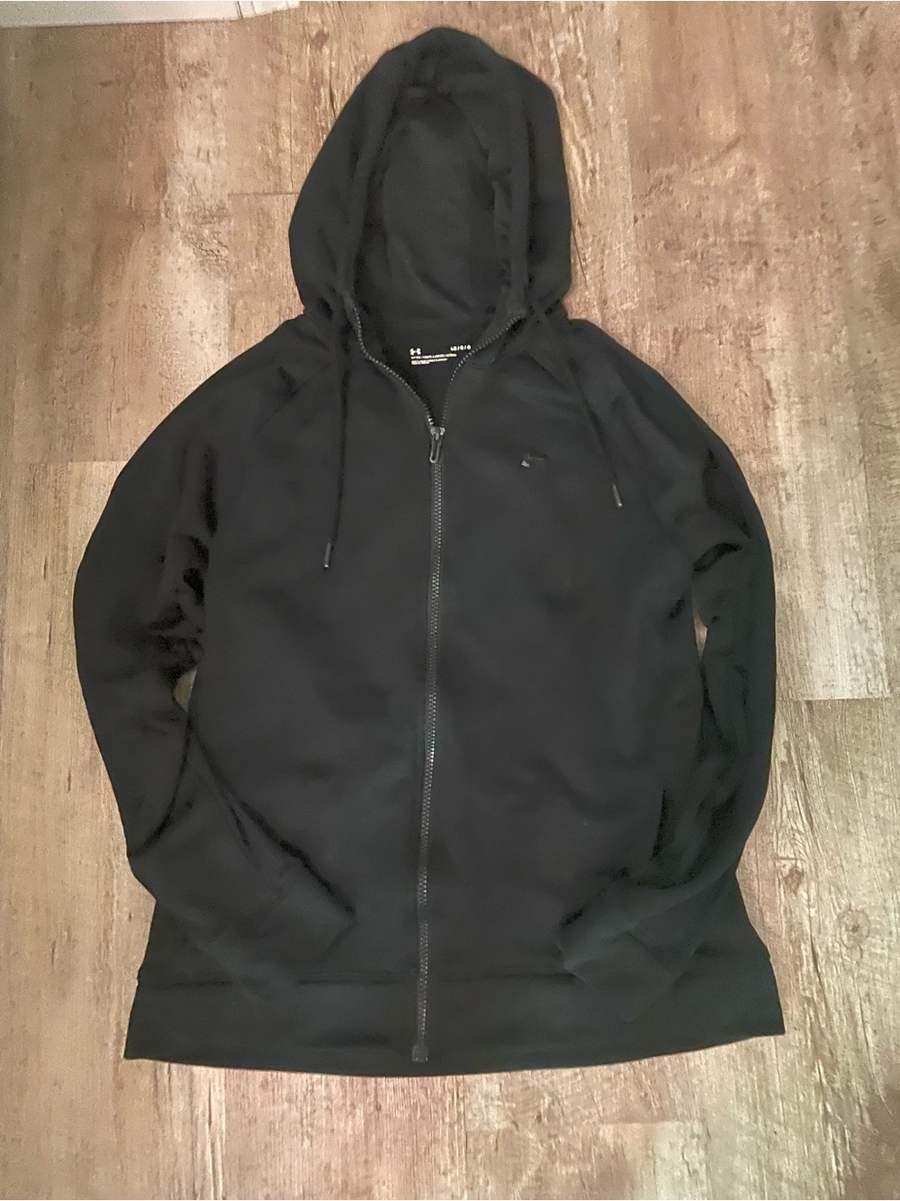 Under Armour Black Zip-Up Hooded Sweater